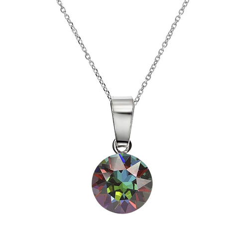 Серебряный кулон "Классика (Vitrail Medium)" с кристаллами Swarovski™